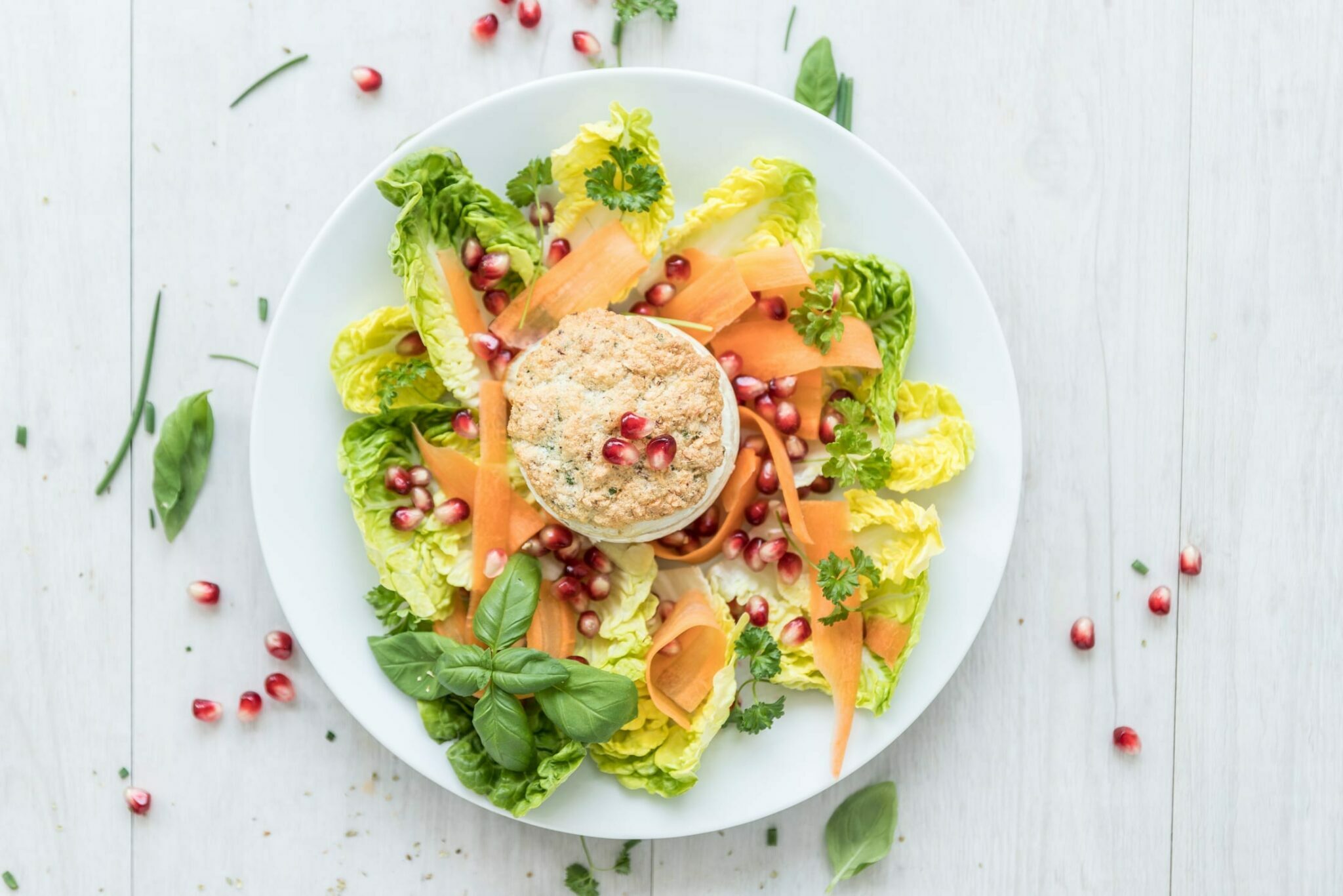 Gebackener Camembert mit Nusshaube
