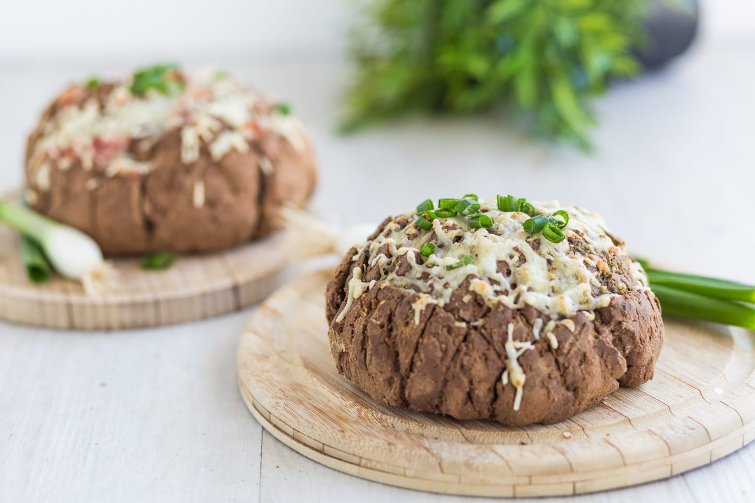 Low Carb Zupfbrot mit Pesto und Käse Low Carb Zupfbrot mit Pesto und Käse